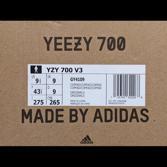 ❌Sold. Brand new, unworn Adidas Yeezy 700 V3. Copper Fade. - Picture 6 of 6